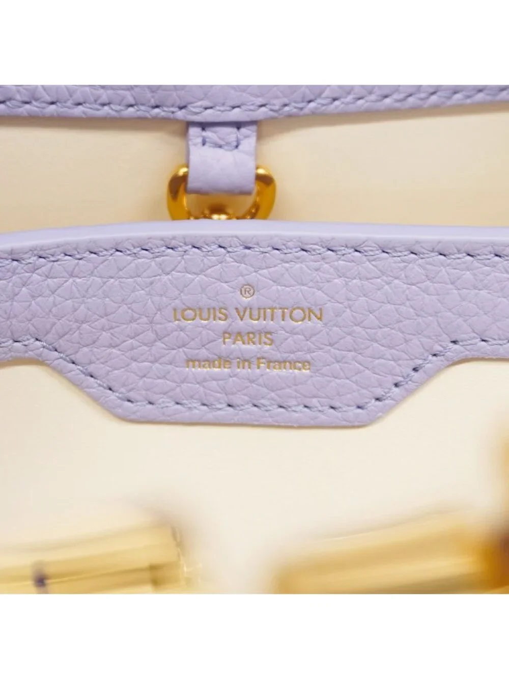 Louis Vuitton Handbag Taurillon Capucines BB Purple 2-Way